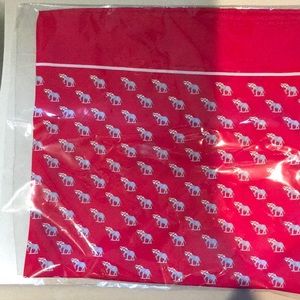 Brand new red elephant scarf